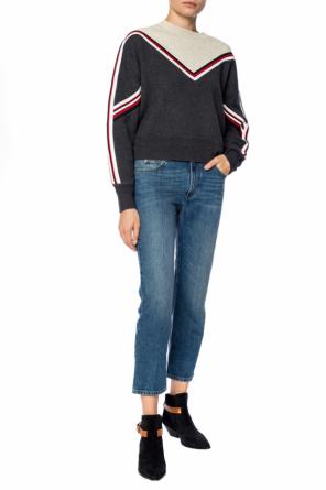 Sweater with sewn on stripes, zdjęcie 2 Sweater with sewn on stripes od Isabel Marant Etoile